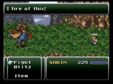 final fantasy 6 sabin blitz final fantasy 6 sabin blitz