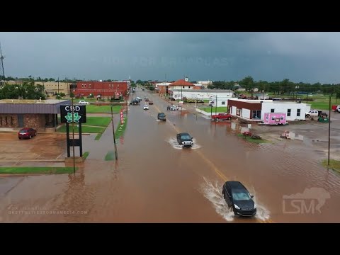 05-27-2021 Kingfisher, OK - Flash flooding, tornado warned storm, severe thunderstorm, high winds
