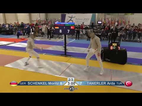 European Championships 2023 CMS - L32 - Moritz Schenkel GER v Arda Tanerler TUR