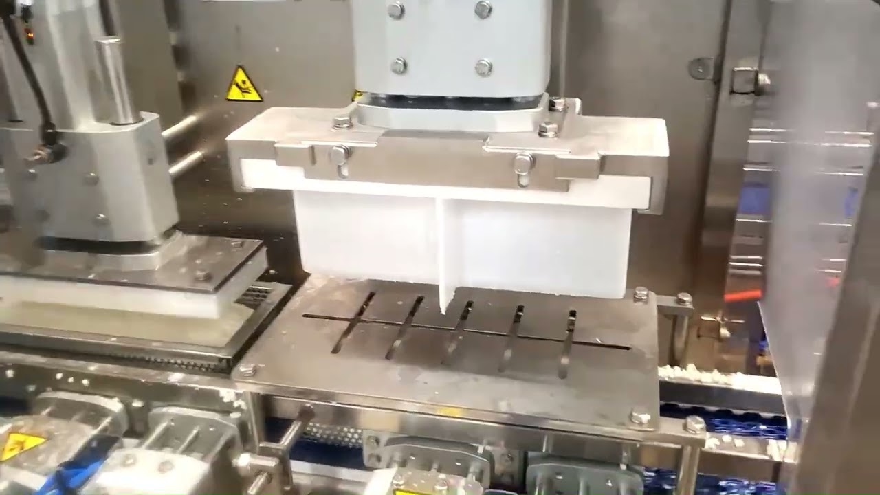 Automatic In-Tray Slicing Machine for Cheese Blocks by Tadbik