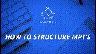 How To Structure MPTs