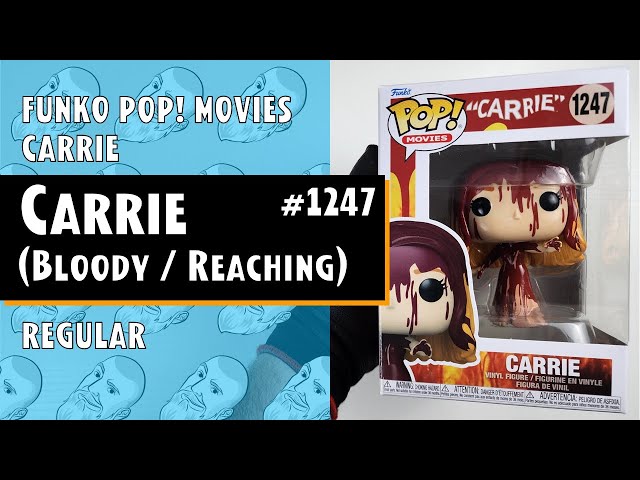 Vídeo relacionado con POP Carrie - Carrie Telekinesis #1247 [Bloody] Funko Figura de vinilo (incluye funda protectora de caja compatible), multicolor, 3.75 pulgadas