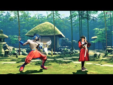 Basara vs Takane Hibiki (Hardest AI) - Samurai Shodown