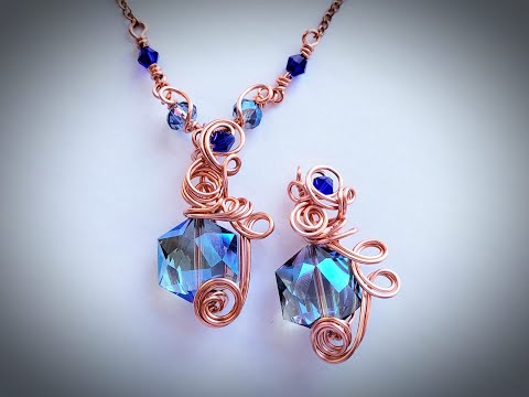 Fancy Swirl Pendant for Pendant Drop Bar - Cheryl St. Pierre of Majestic Wire Artworks
