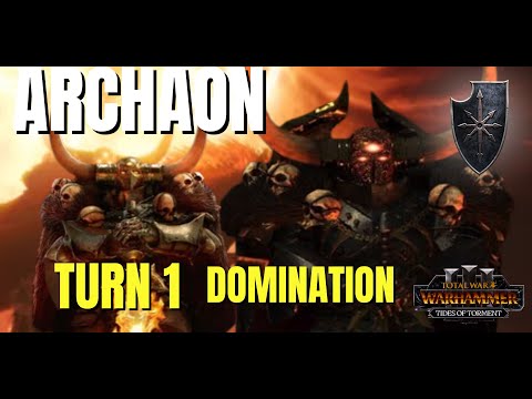 How to Dominate Turn 1 as Archaon | Warriors of Chaos Beginner Guide  - Warhammer 3 Tides of Torment