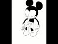 Mickey Mouse sings Shinunoga E-Wa | #memes #meme #animation #rizz #mickeymouse #rizzleshortvideo
