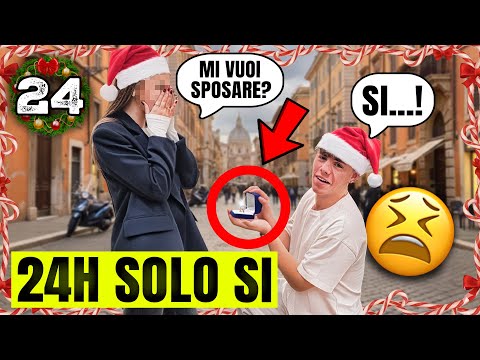 😫 DICO SÌ PER 24 ORE ALLA RAGAZZA MISTERIOSA! *aiutatemi!* #Vlogmas #24