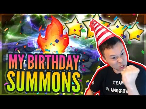 BEST Birthday Summons EVER! - Finally NEW Toy! - Summoners War
