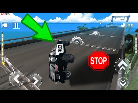 Impossible Track Speed Bump, Police Car "New Car Driving Games" Deadly Race Android GamePlay #5