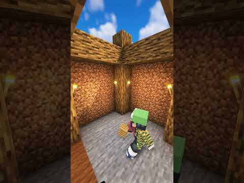 Minecraft Starter House🏠 #shorts