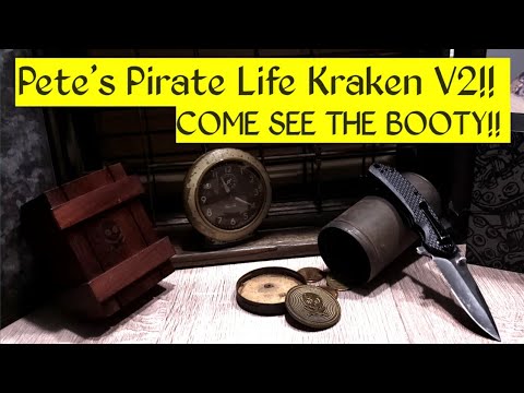 Pete's Pirate Life Kraken V2 Challenge coin unboxing! | Release the Kraken!! (For real)