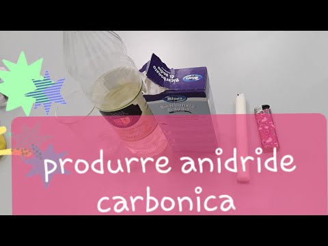 Spegnere una candela con una reazione chimica