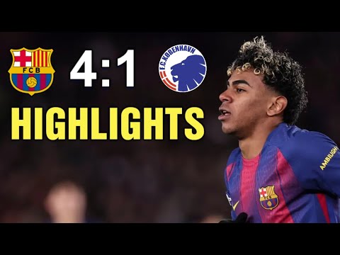Barcelona vs Copenhagen 4-1 Highlights & All Goals (UEFA Champions League) Barcelona Copenhagen