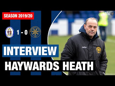 Interview : Micky Collins Post Match Haywards Heath Town (A)