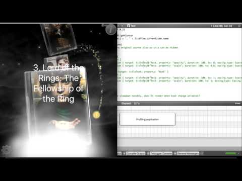 Qml Profiler recording