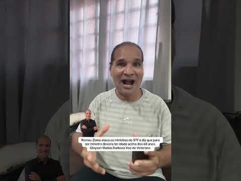 Romeu Zema ataca os ministros do STF e diz que para ser ministro deveria ter idade acima dos 60 anos