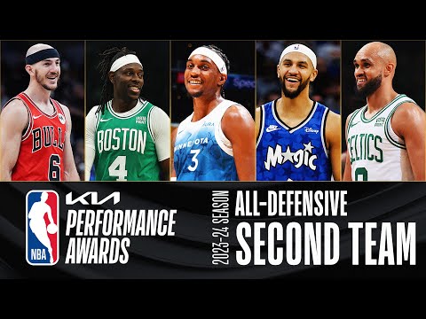 The BEST Of The 2023-24 Kia NBA All-Defensive Second Team!