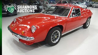 1972 Lotus Europa 'Twin Cam' Coupe - 2022 Shannons Autumn Timed Online Auction