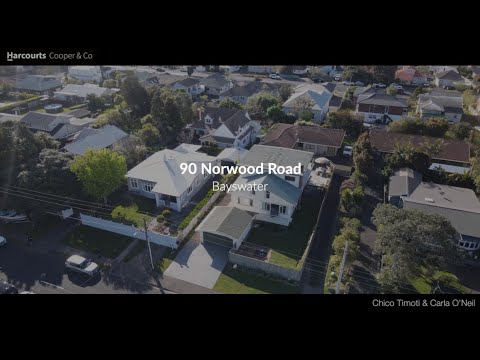 90 Norwood Road, Bayswater, Auckland, 4房, 2浴, 独立别墅