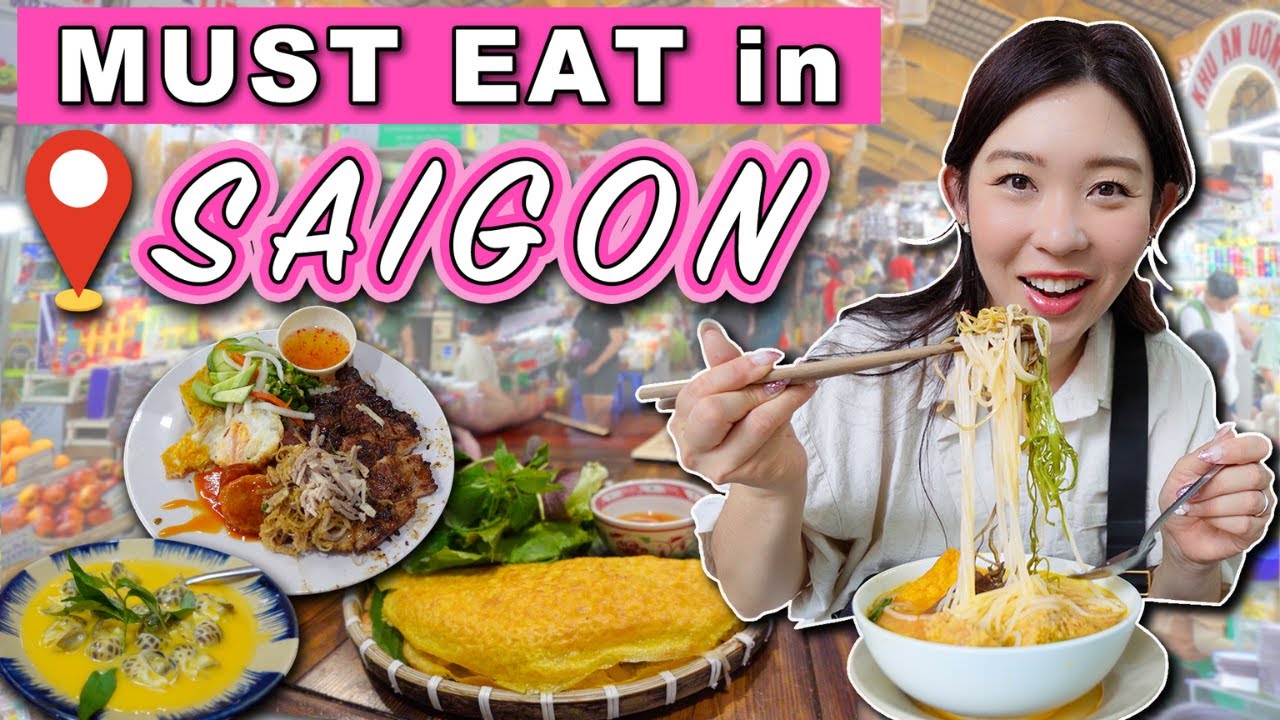 Ultimate Ho Chi Minh City🇻🇳 FOOD TOUR || Saigon’s Best Street Food & Local Dishes!