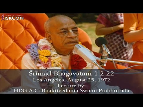 Srimad Bhagavatam I HDG Srila Prabhupada I SB 1.2.22 I 01.02.2021