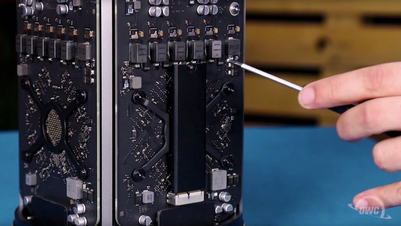 How to Upgrade the SSD in a 2013 Mac Pro with the OWC Aura Pro X