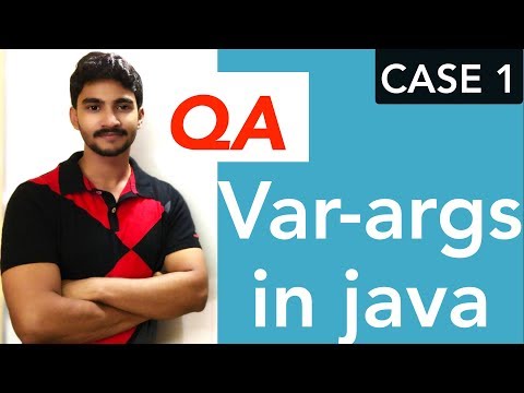 Getting Started With Java Interview Questions Varargs In Java Case 1