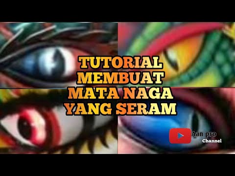 tutorial membuat mata naga yang serem#pelayang jogja