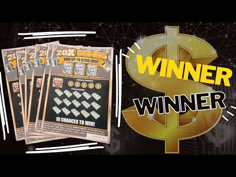Multi Ticket Winner! | Win up to $250,000 with 20X Bonus | $5 California Lottery Scratchers!