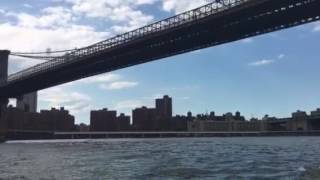 Cruising under the Brookland Bridge, 4th of July, NYC