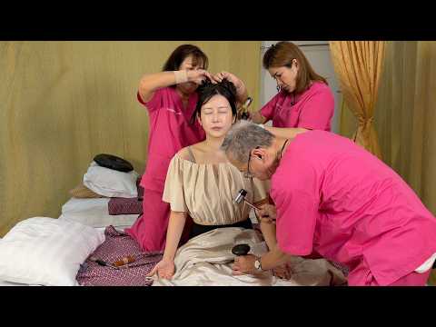 ASMR Sleep-Inducing Hammer Therapy | Traditional Thai Tok Sen Massage