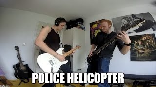 Police Helicopter - Red Hot Chili Peppers (Guitar cover & Bass cover)