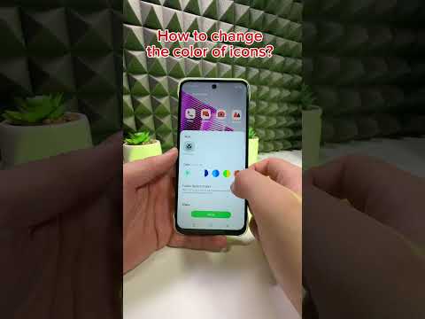 HOW TO CHANGE THE COLOR OF ICONS ON INFINIX HOT 50I? #tutorial #howto #android #smartphone #fyp
