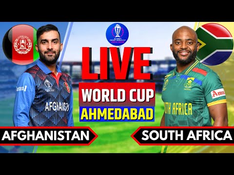 South Africa vs Afghanistan Live | ICC World Cup 2023 | SA vs AFG Live | ICC World Cup Match Live