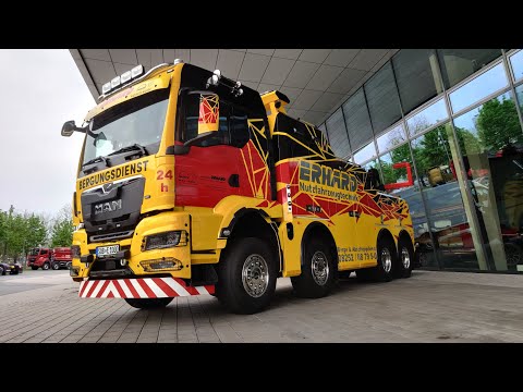 Mega MAN TGS 8x4 Heavy Duty Tow Truck. #mantrucks #truck #towing  #recoverytruck #walkaround