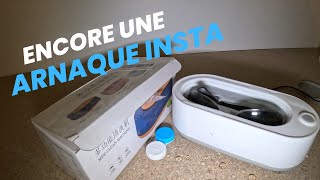 Encore une ARNAQUE INSTAGRAM : Le nettoyeur de lunettes ultrasons