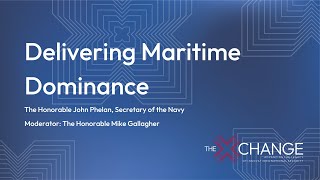 Delivering Maritime Dominance