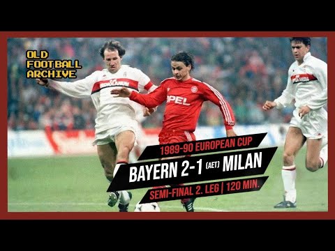 1989-90 Bayern Munich Milan 2-1 (AET) | European Cup Semi Final Second Leg 18.04.1990