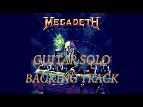 Megadeth   Tornado Of Souls {GUITAR SOLO BACKING TRACK}