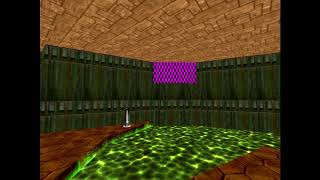C++ OpenGL 3.0 Buzz 3D Engine with BSP loader. Doom level. The Hangar.