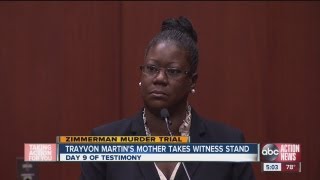 Trayvon Martin's mother says it's her son yelling for help, as state rests its case against Zimmerma