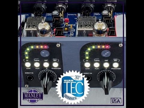 TEC award winning Manley Force 4 Channel Microphone Preamp.
