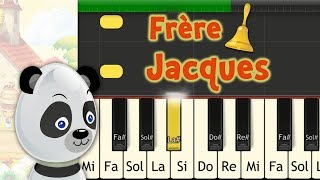 frère jacques - Une comptine pour apprendre le piano
