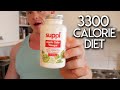 3300 Calorie Cutting Diet (FULL DAY OF EATING!)