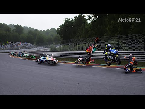 MotoGP 21 Career Mode Part 5 - Crash After Crash