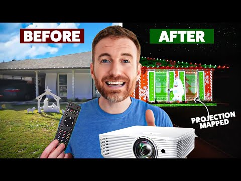 Decorating My House with an 8,000 Lumen Projector