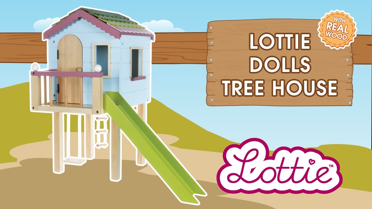 Lottie Dřevěný zahradní domeček pro panenky