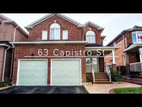 FOR SALE - 63 Capistro Street, Brampton