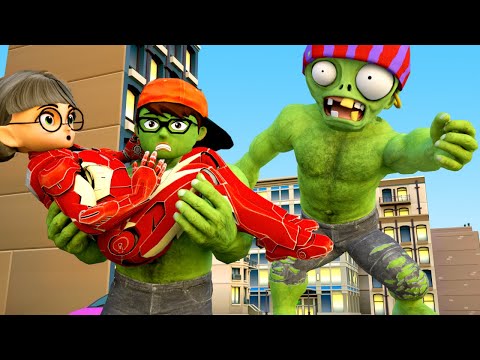 Scary Teacher 3D NickHulk vs Siren Head vs Zombie Troll