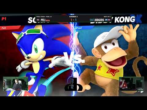 BRINK - Pool C - Peli (Sonic) Vs. Jodgers (Diddy Kong) Smash Ultimate - SSBU Tournament